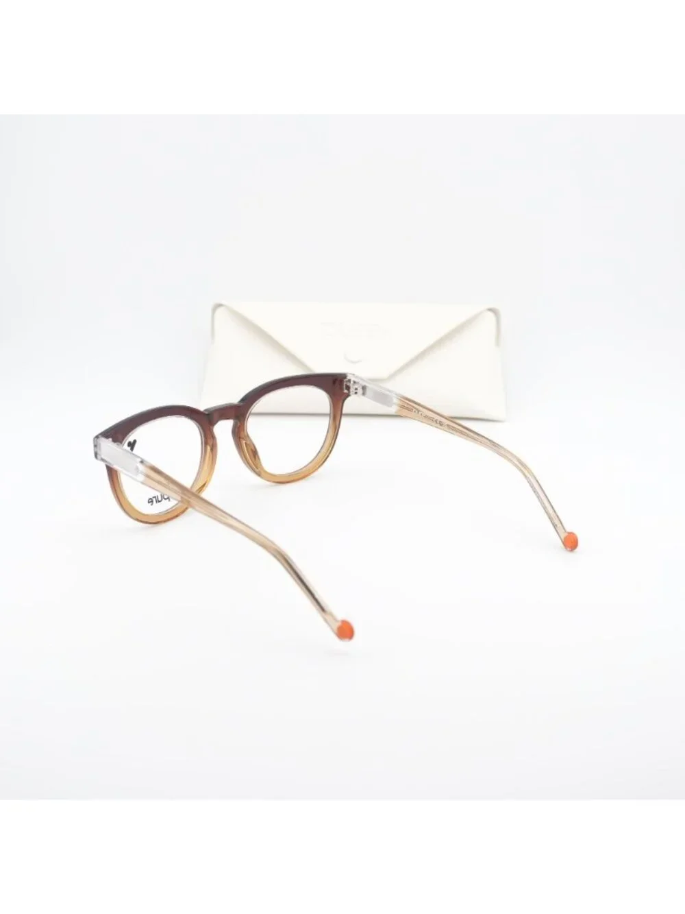 Pure P-7008 N 208 Square Eyeglasses 49mm – Tiramisu Ombre